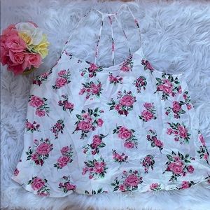 Floral strappy top